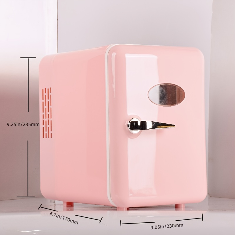 mini fridge car refrigerator 4l portable thermoelectric cooler semiconductor refrigerators for skincare beverage food cosmetics home office and car use details 3