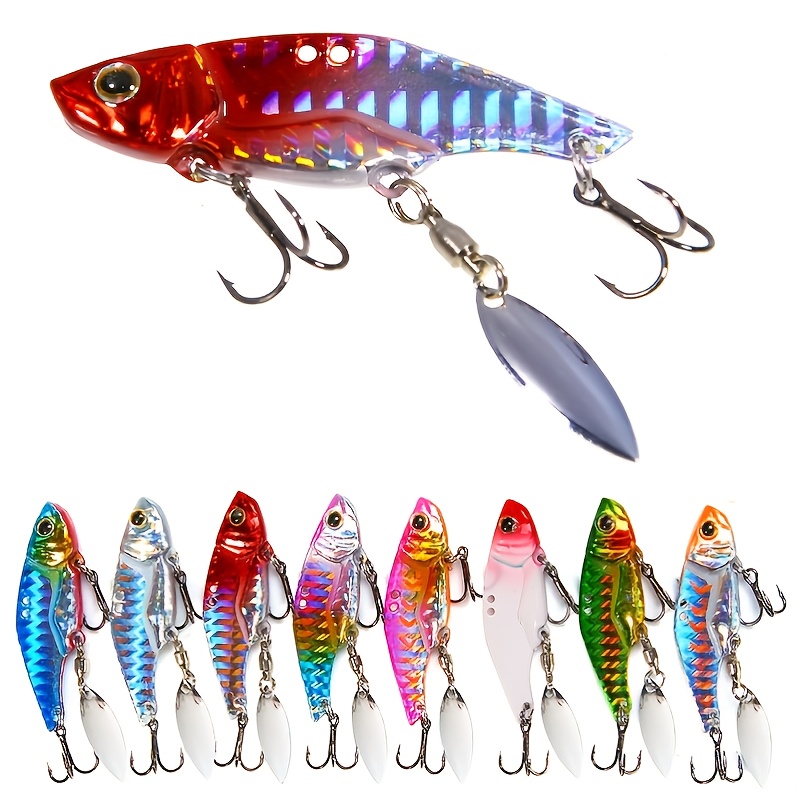 1pc Premium Metal Fishing Lures - Vibrating Spinner Baits For Pike,  Seabass, And Carp - Sinking Swimbaits With Vib Spoon - Essential  Accessories For Anglers, Check Out Today's Deals Now
