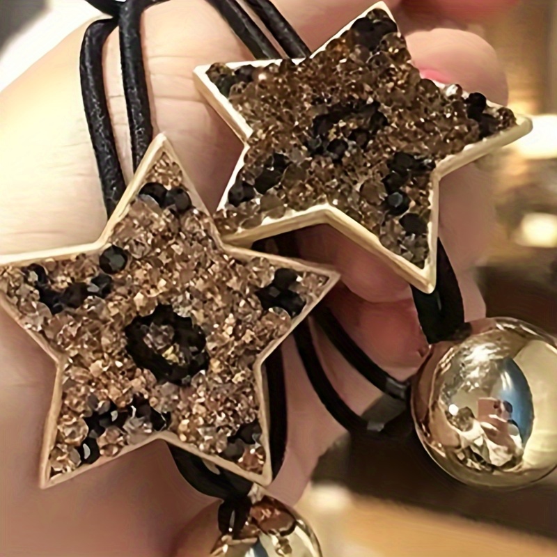 

1pc Rhinestone Headband Women' Solid Color Hair Tie Hair Accessories