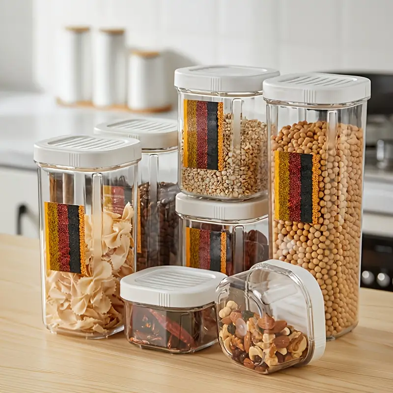 Bpa-free Food Storage Container With Easy Lock Lid For Cereal, Dry