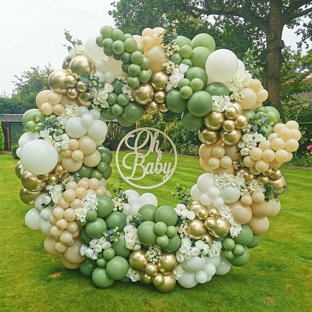 Eucalyptus Balloon Arch DIY Kit Sage Green Bridal Shower Green Baby Shower  Sage Green and White Decor Chrome Gold Balloon Garland -  Canada