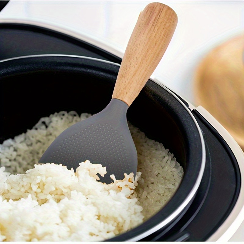 Rice Spoon Silicone Standing Rice Spoon Non stick Rice Spoon - Temu