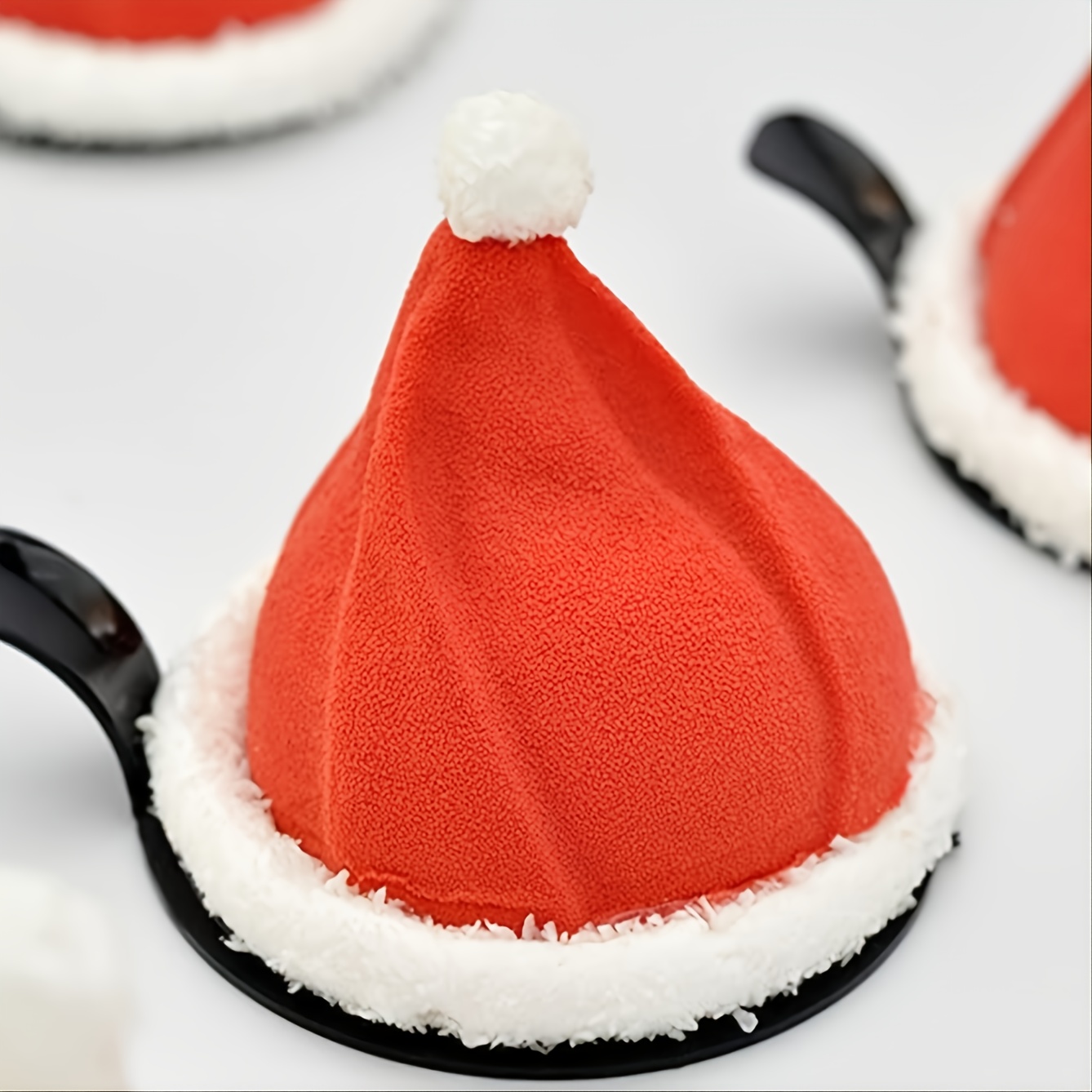 Silicone Christmas Baking Mold 6 Cavities Christmas Hat - Temu