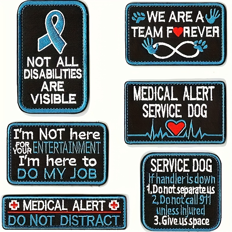 Durable Service Dog Patches Essential Esa Badge Patches For - Temu