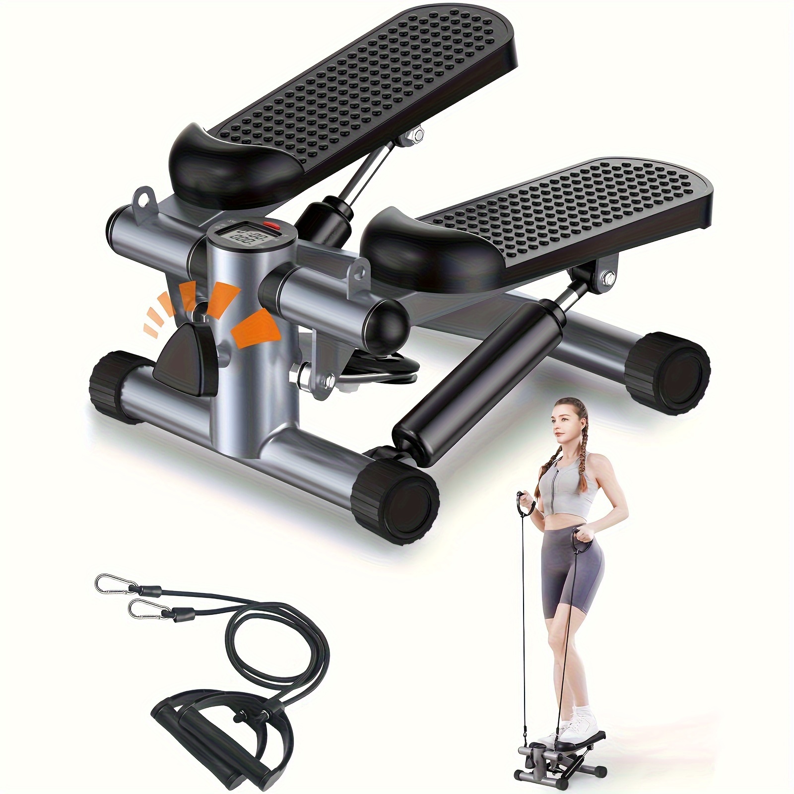 Ski Machine Exercise Equipment Home Fitness Gliding Board with Pull Rope  Speed Skating Training Sports Exercise Equipment for Women Cardio