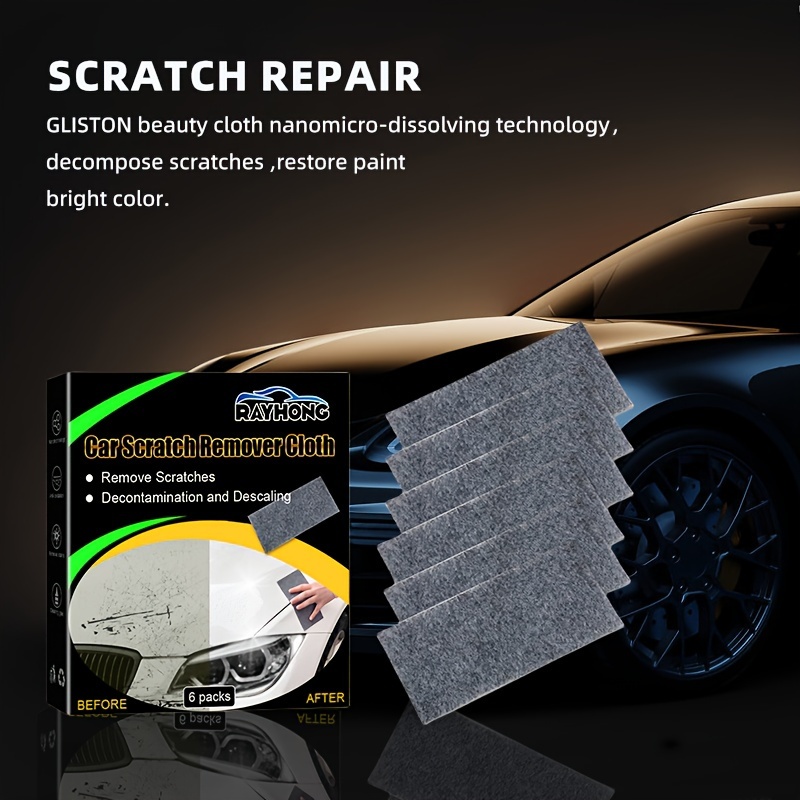 6 Pack Nano Sparkle Cloth Car Scratch Repair Cloth Universal Metal Surface  Polishing Anti-Scratch Cloth Stubborn Stain Repair - AliExpress