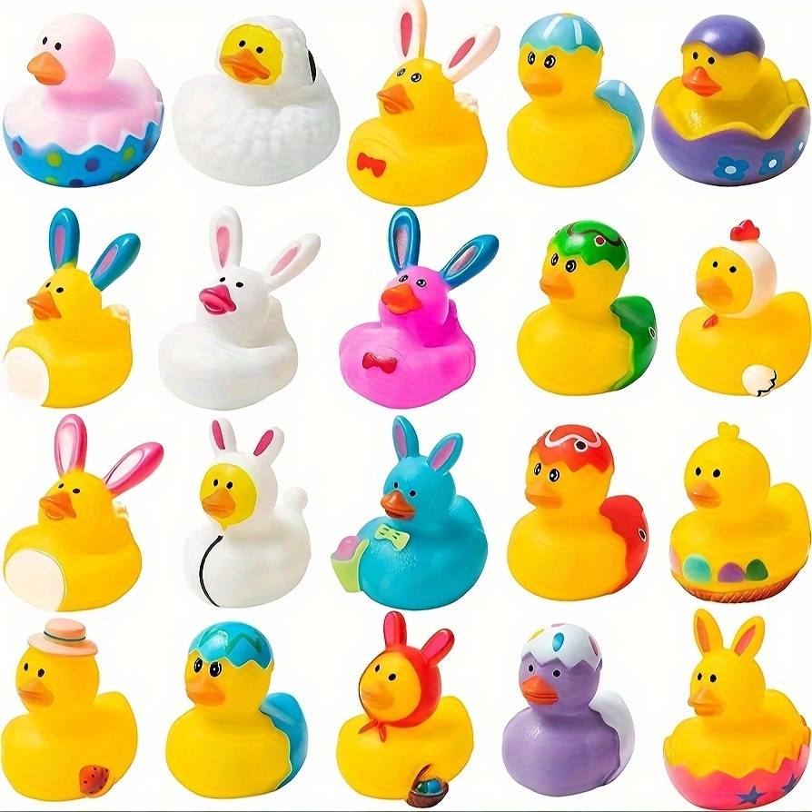 24 PC St. Patrick's Day Mini Shamrock Rubber Ducks