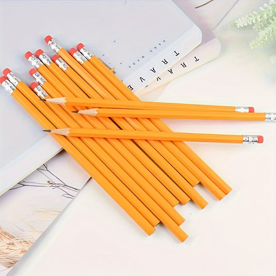 Basics Woodcased #2 Pencils, Pre-sharpened, HB Lead, 30 count, Orange
