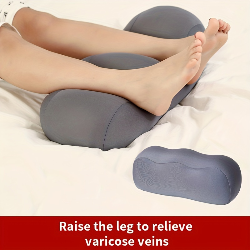  Almohada de elevación de piernas para dormir, cómoda almohada  de apoyo de rodilla, almohadas grandes ergonómicas posicionadoras de piernas  para dormir de lado, embarazo, parte inferior de la pierna, espalda, cadera