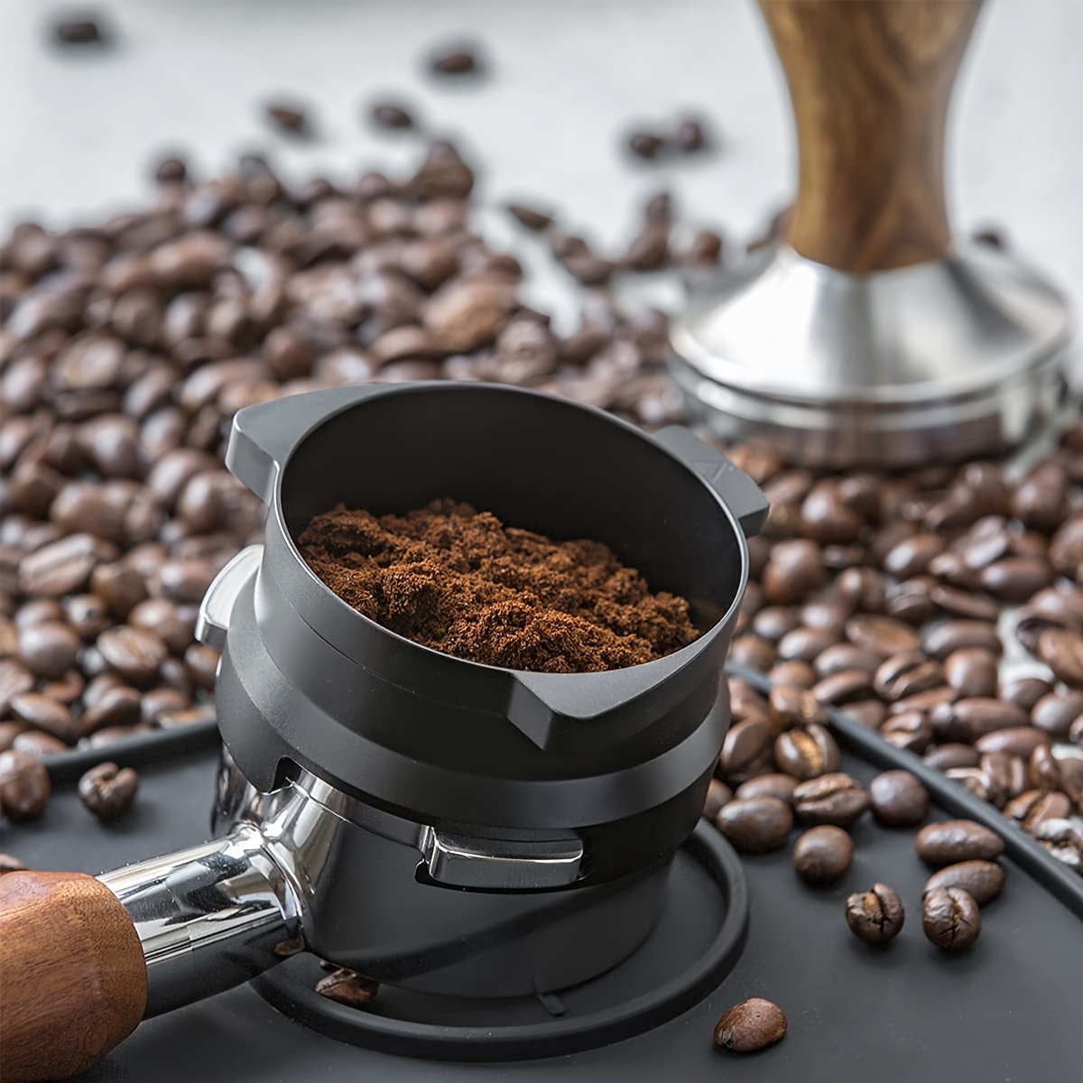 Coffee Distributor Espresso Coffee Hammer Powder Three Leaf - Temu