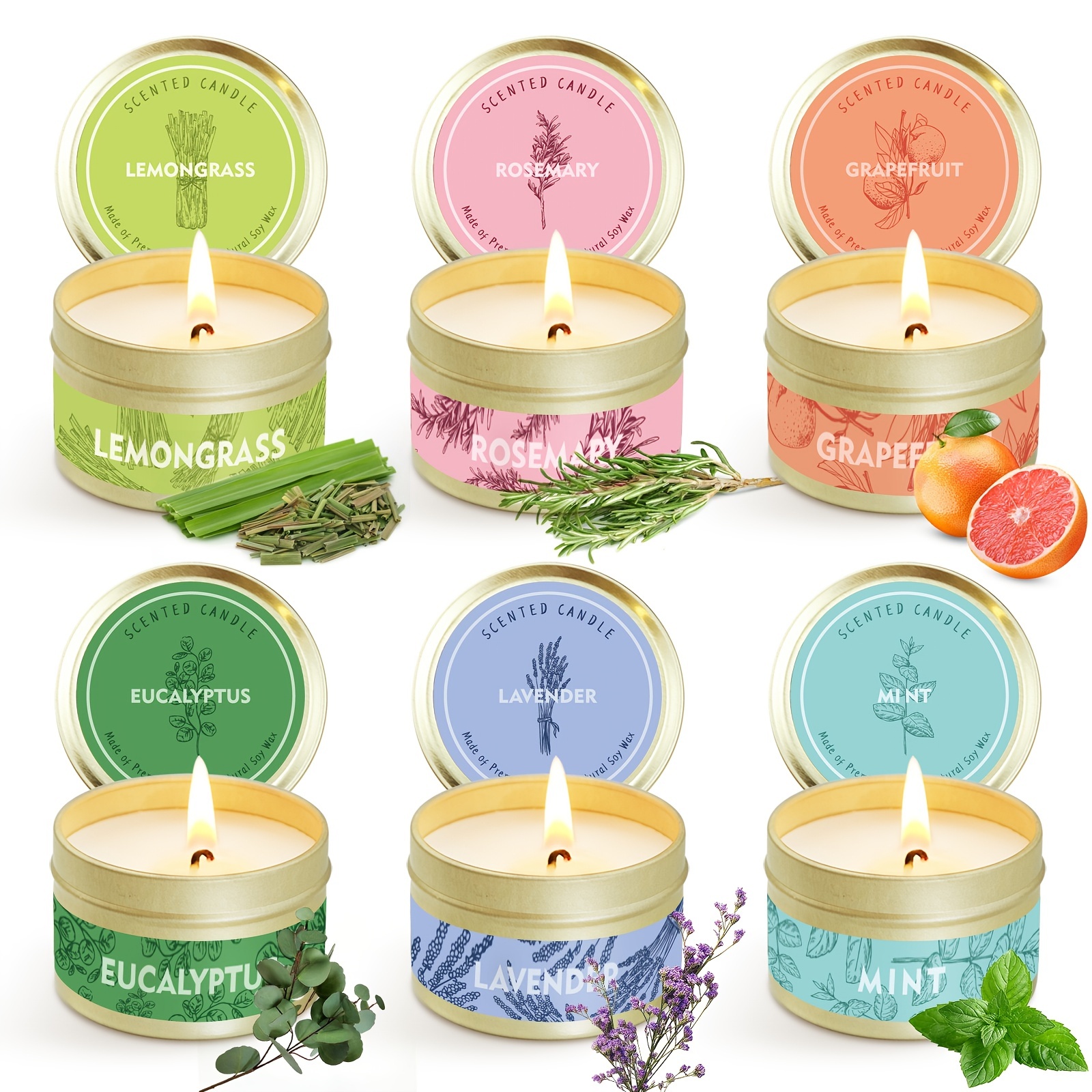  Mothers Day Gifts from daughter son husband,Birthday Gifts for  mom,funny gifts for mom,mom Gifts,Scented Candles Gifts for Women,Portable  Jar Aromatherapy gardenia Soy Candles for Bath Yoga Travel 8oz : Home 