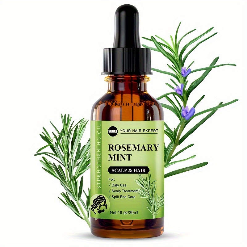 10PCS Mielle Organics Rosemary Mint Scalp & Hair Strengthening Oil  Nourishing Treatment for Split Ends and Dry Essential Oils