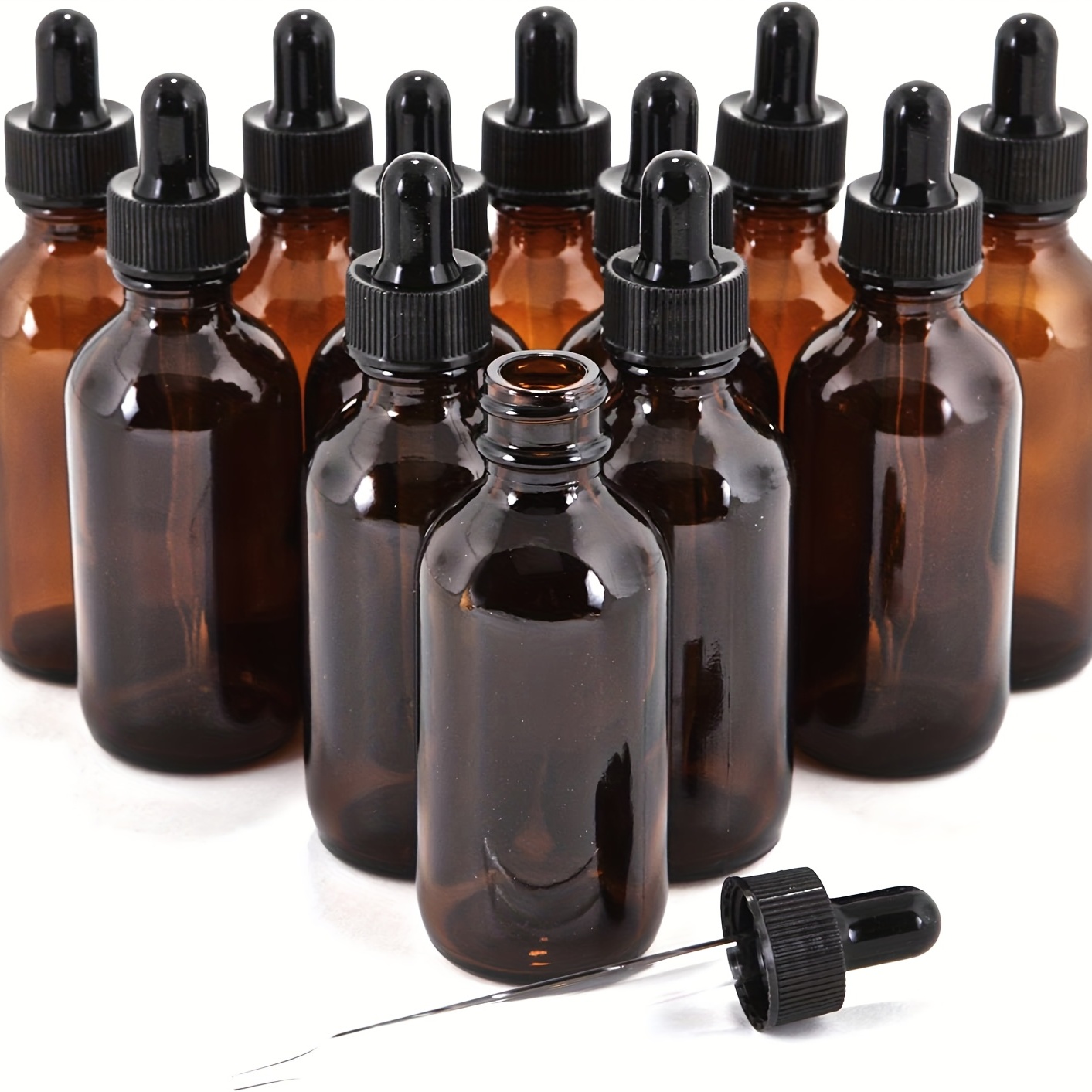10Ml Pipette Dropper Bottles Brown Eye Dropper Liquid Reagent Bottles  Aromatherapy Amber Glass Mini Pot Jar Travel Pot
