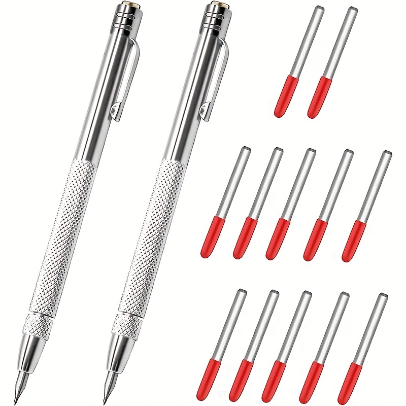 Retractable Tungsten Carbide Tip Scriber Etching Engraving Pen Scribe