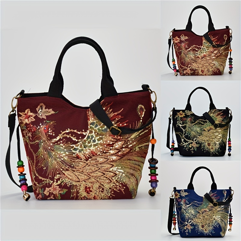 Peacock Tote Bag Temu