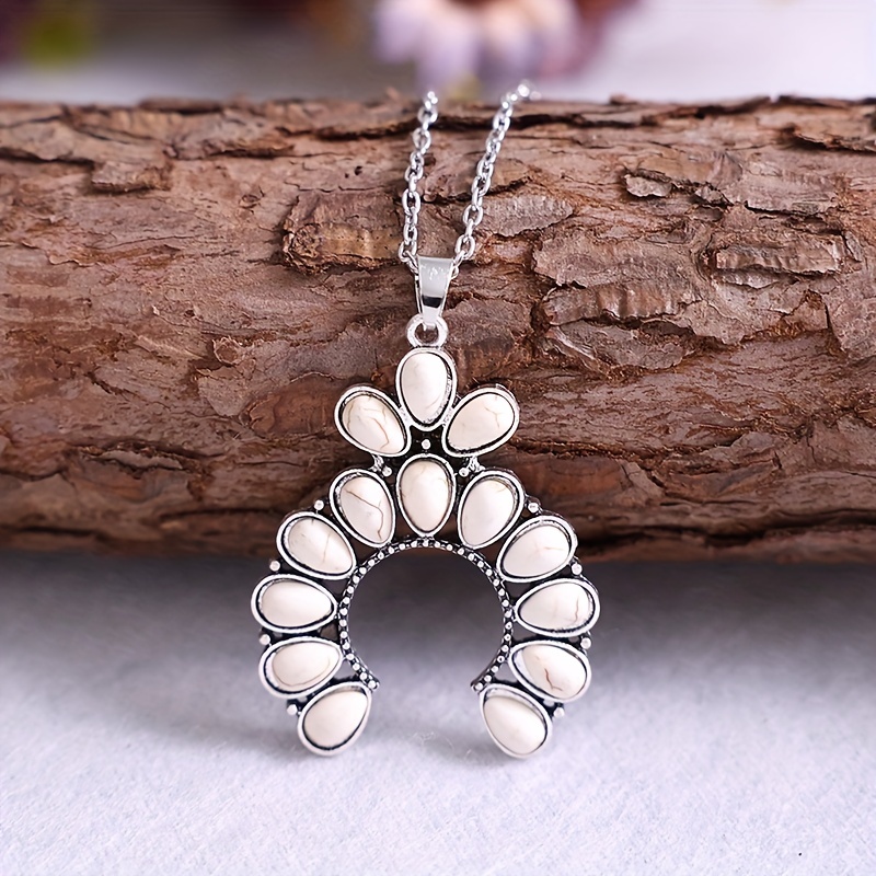 White turquoise online pendant