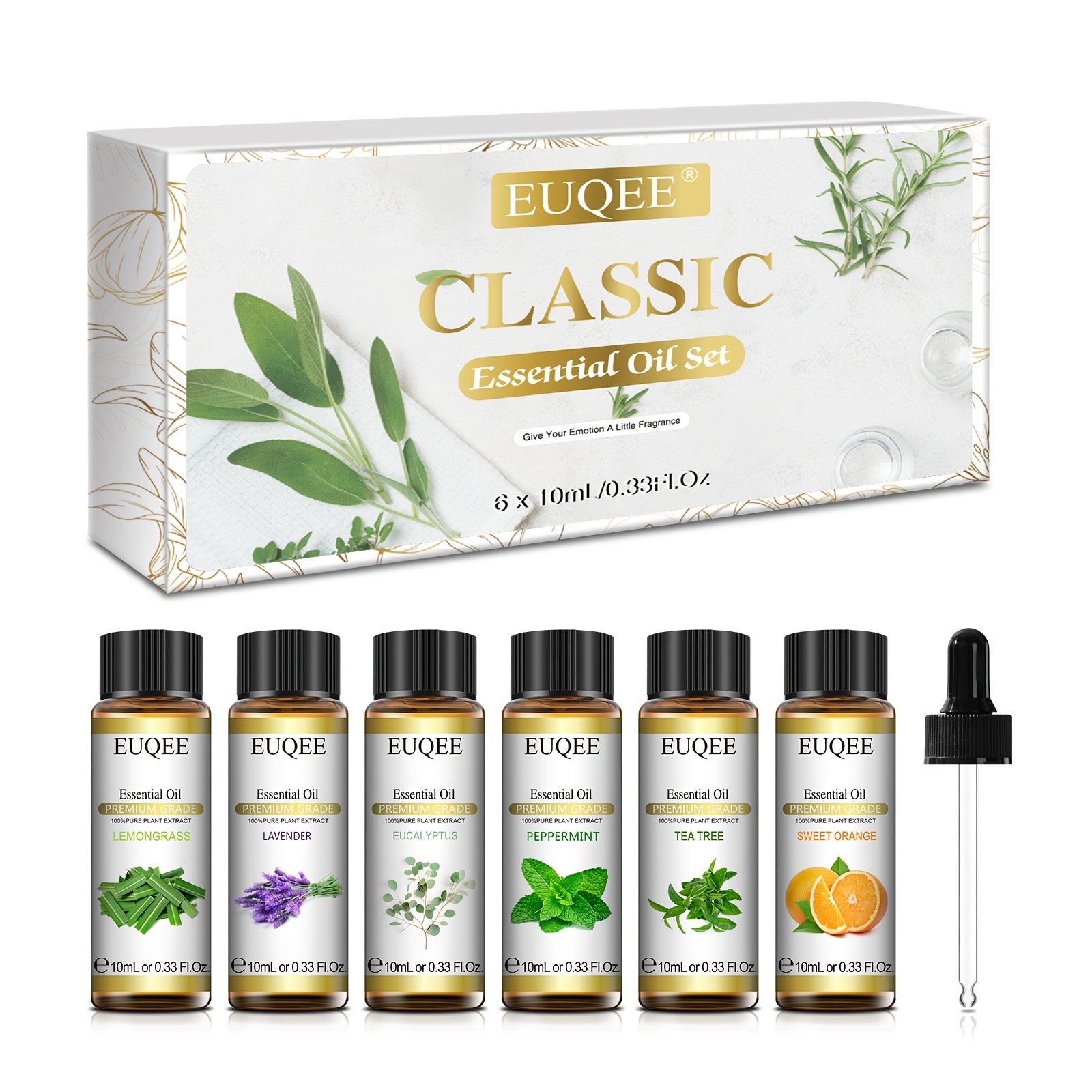 Essential Oils 18PCS Upgraded Gift Set Pure & Therapeutic Grade