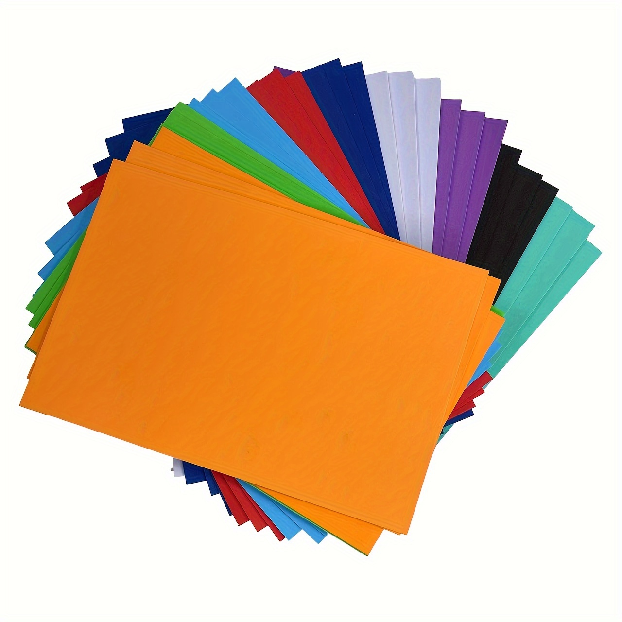 40pcs Felt Fabric Sheets For Crafts, Sewing, Party Decorations, 6x6  (15x15cm, 40 Rainbow Colors)