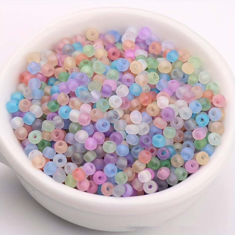 100g 2*3mm Bingsu Beads Jewelry Accessories Ornament DIY Making Colorful  Plastic Cylindrical Charms Fashion