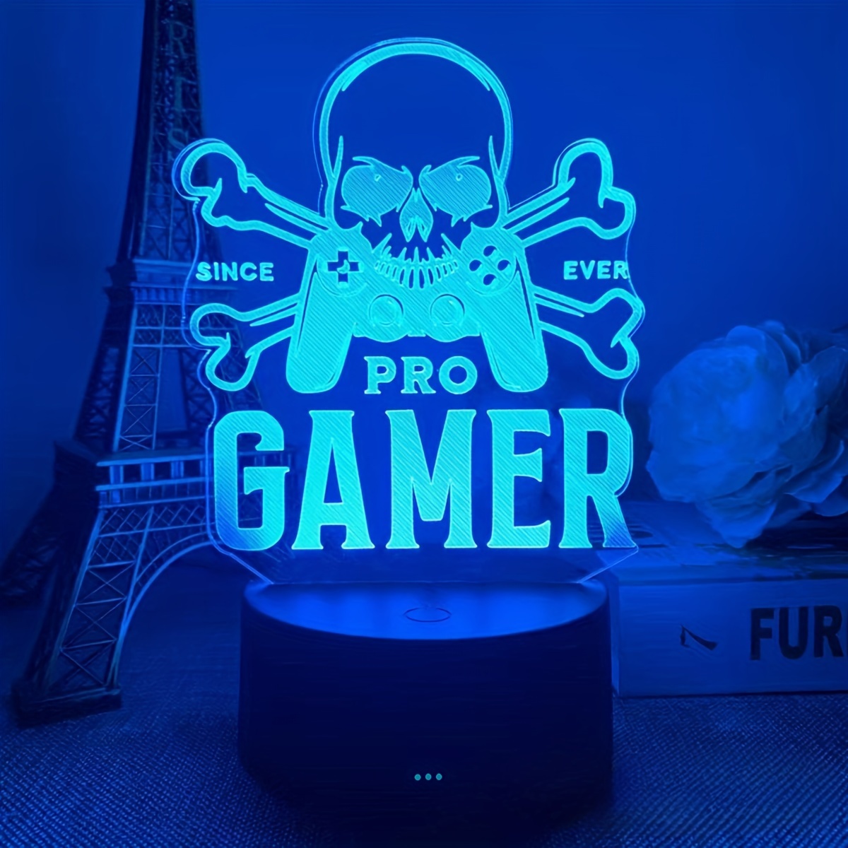 1pc Creative Gamer Zone 3d Night Light Colorato Gamepad Usb - Temu Italy