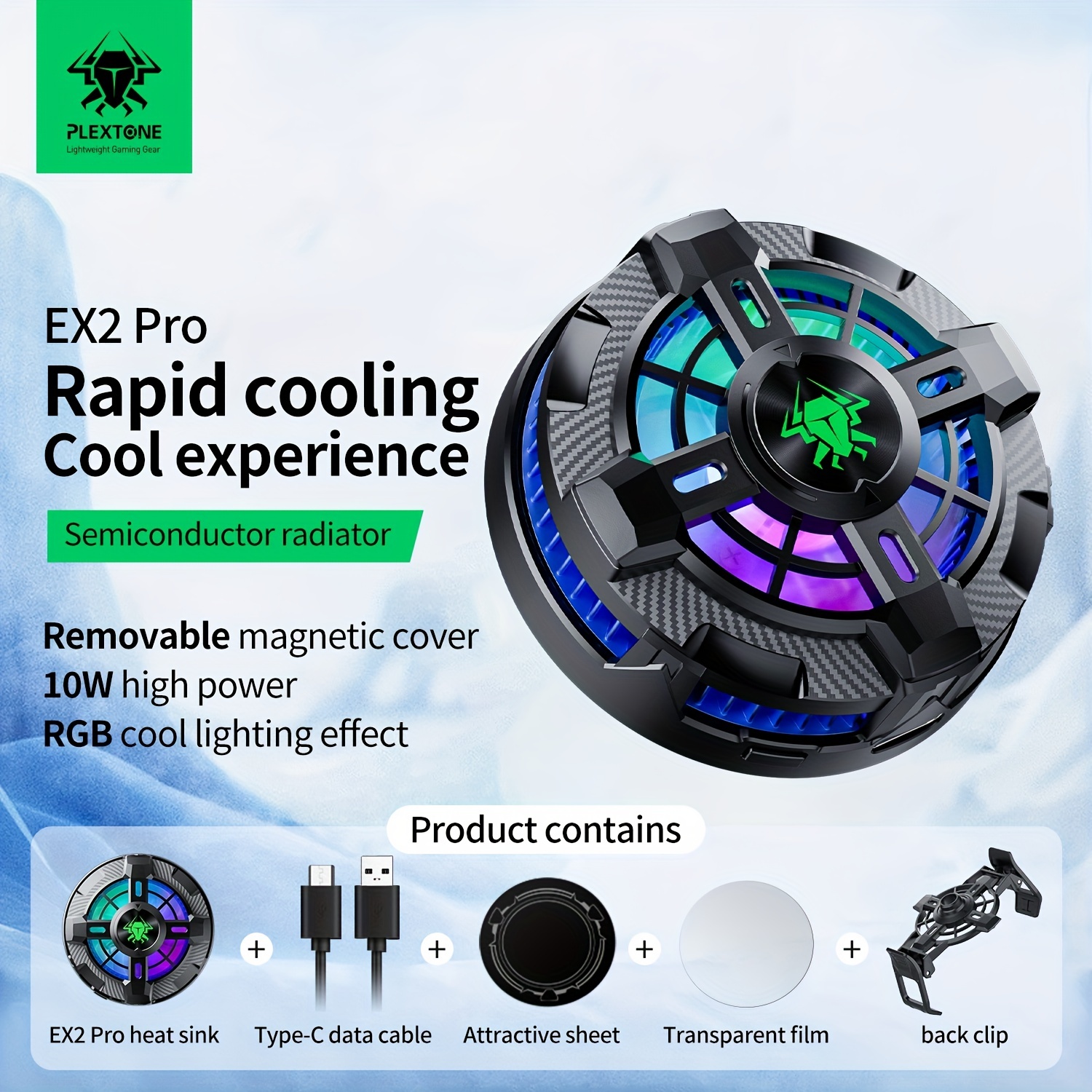 Cooling Fan Suitable For Ps5 Slim Console Optical Drive Version/digital  Version - With Rgb Multicolored Lighting, Efficient Cooling System,  Built-in 3 Illuminated Turbocharged Silent Fans, Cooling Fan Auxiliary  Radiator - Temu United