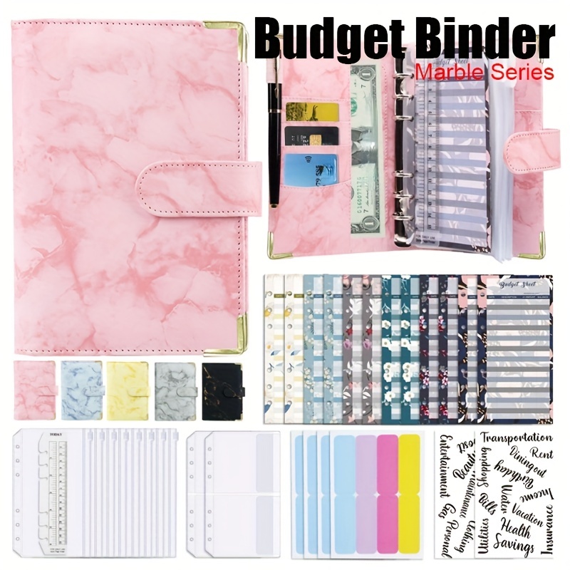 Creative Budget Binder, A6 Business Cash Budget Financial Planner, Binder  With Zipper Cash Envelopes - Temu Bulgaria