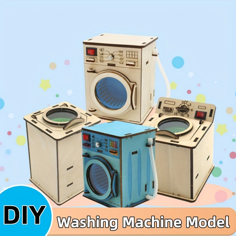  Mini lavadora eléctrica, juguete de simulación de dibujos  animados de los niños mini lavadora : Juguetes y Juegos