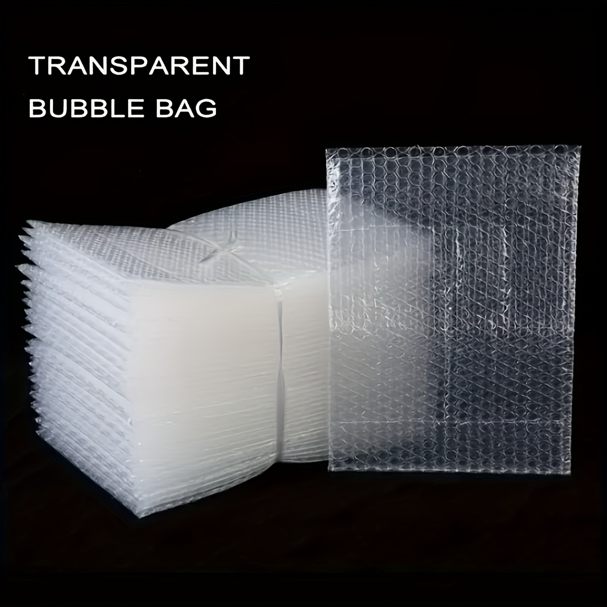 200 PCS Clear Bubble Pouches Bags 4x6 inch, Protective Bubble Pouch, Double  Walled Flush Cut Thickening Shockproof Foam Wrap Bags for Cushioning