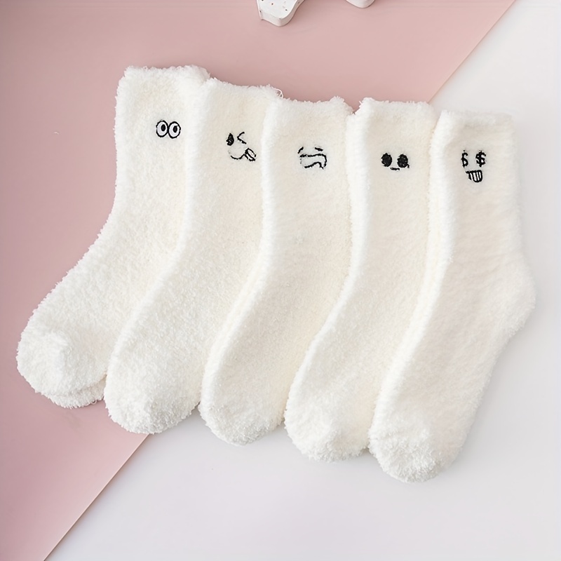 White Fluffy Socks - Temu