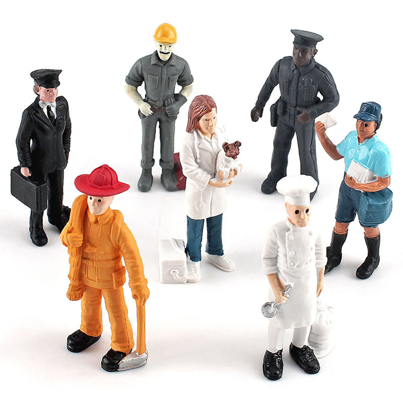 12 Mini Figurine PVC d'action Cadeau Mignon pour Les Ornements d'enfants  décorer : : Jeux et Jouets
