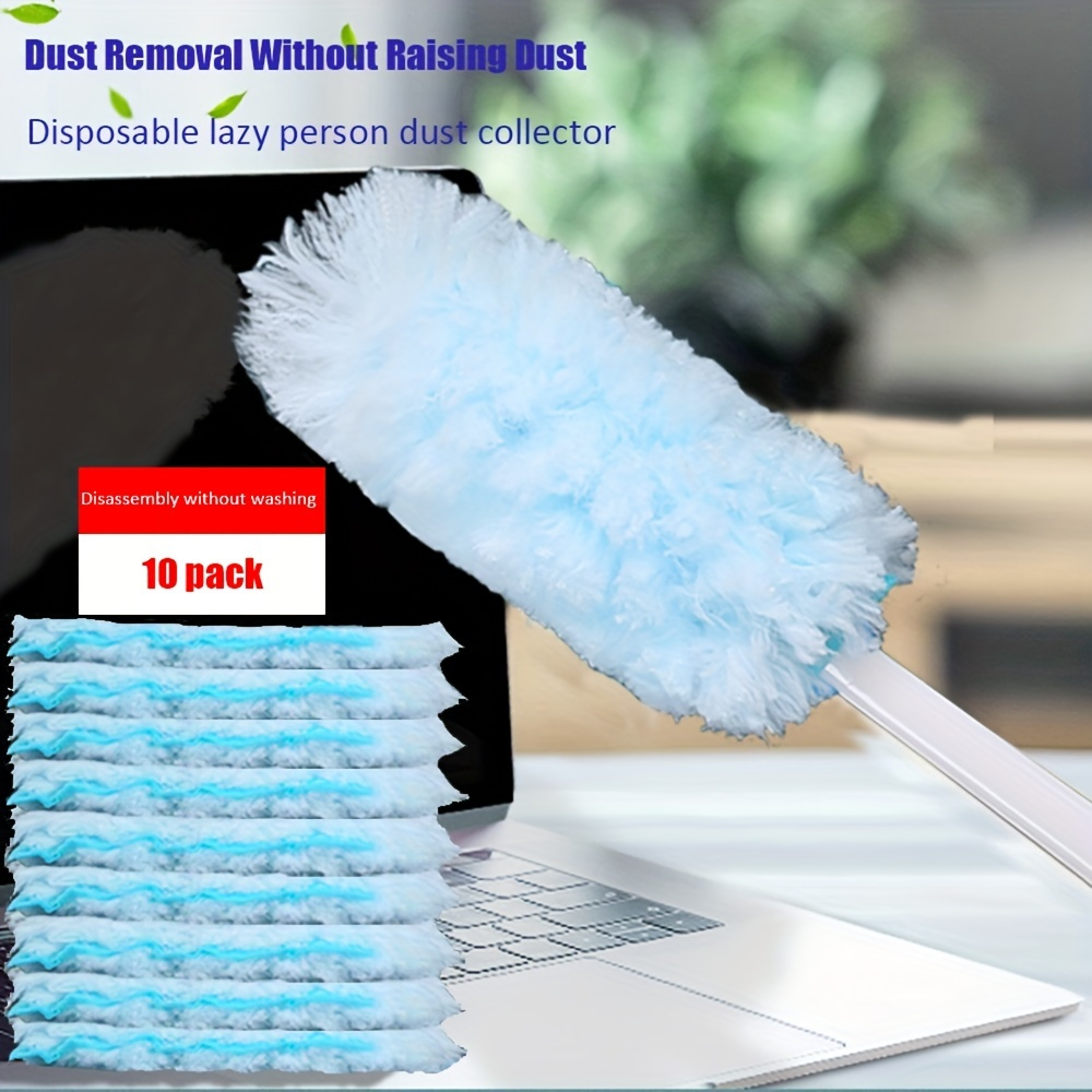 Flexible Fan Dusting Brush, Flexible Fan Dusting Brush (Non-disassembly  Cleaning), Bendable Dusting Brush, Electric Fan Dust Brush Cleaner  (Blue-2PCS)