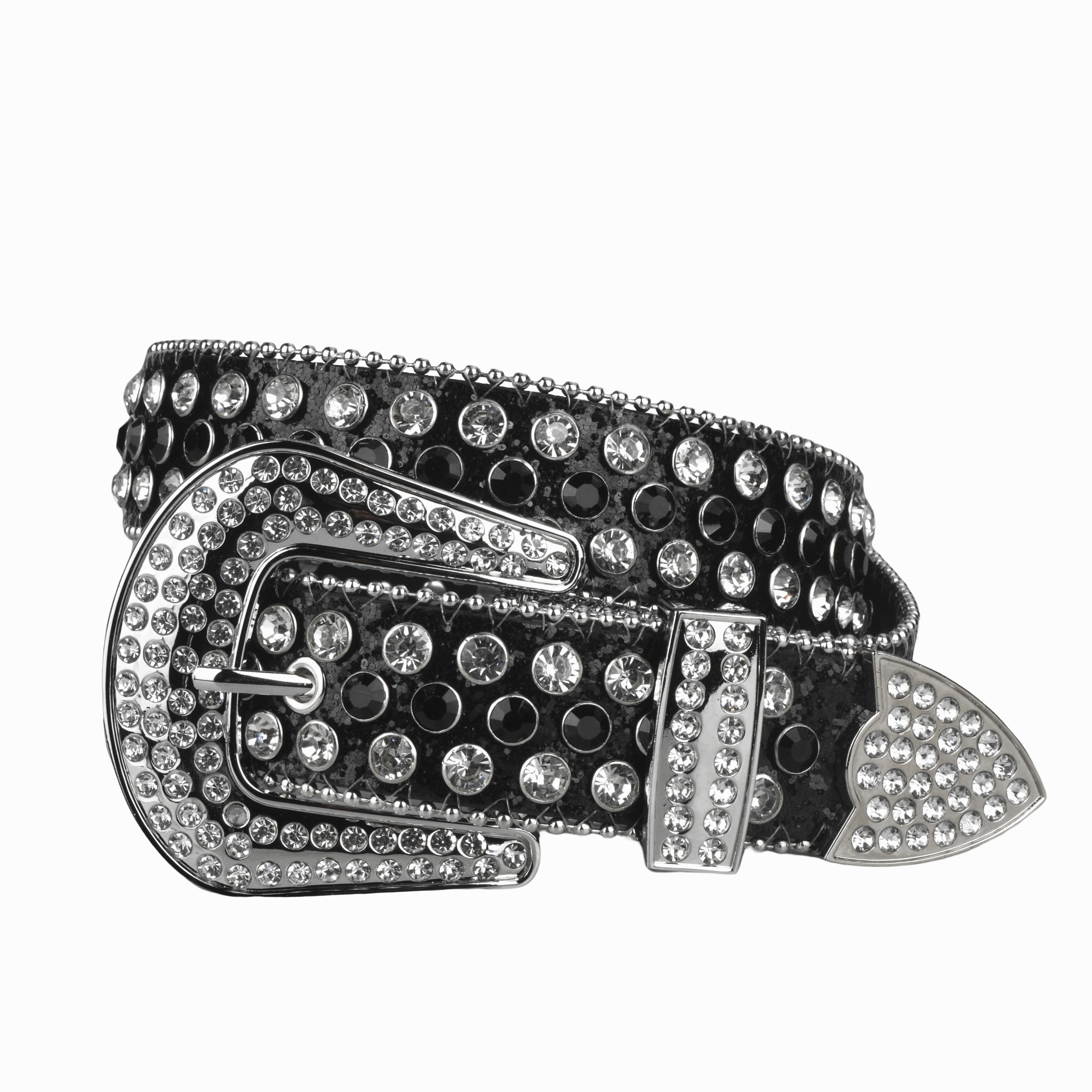 TB795 - Men's diamond woven stitched feather edge leather belt with br –  Toneka Lifestyle