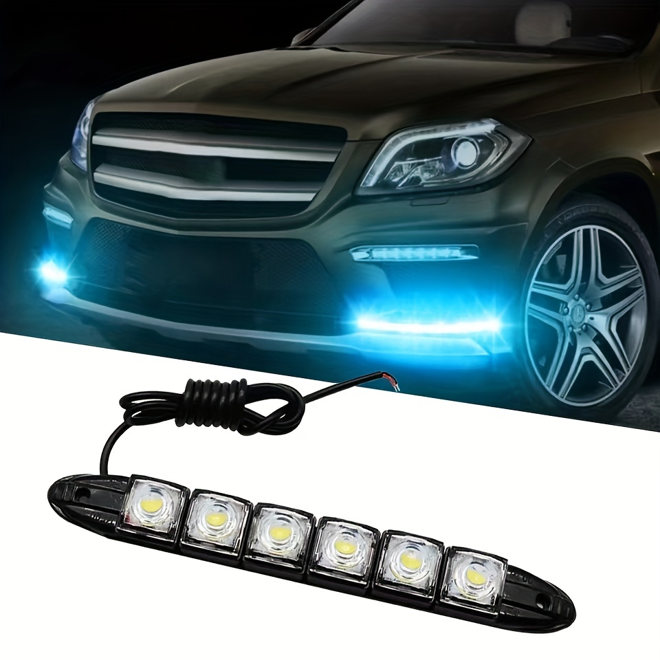 Luces led Para Coche , Exteriores De Impermeables De Circulación Diurna  Antiniebla , Coches De Carreras , Eléctrico