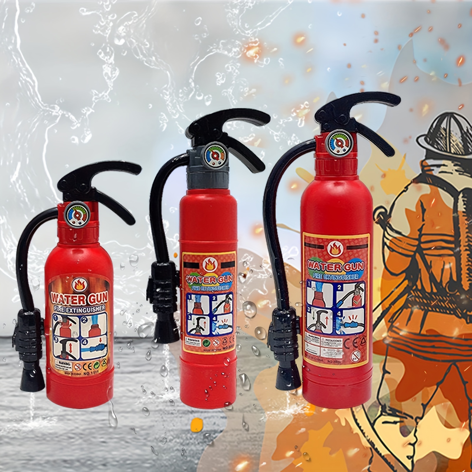 Extintor Incendios Juguetes Chorro Agua Juego Lucha Agua - Temu Chile