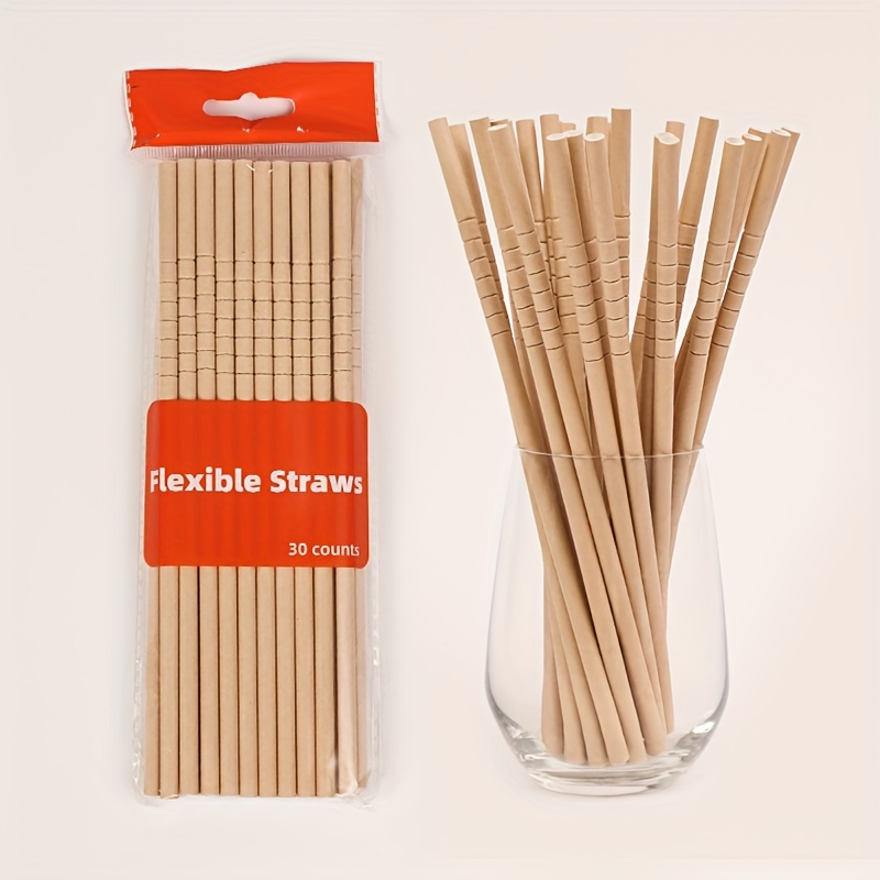 Flexible Stainless Steel Straws 26 inch Pack of 5 : extra long