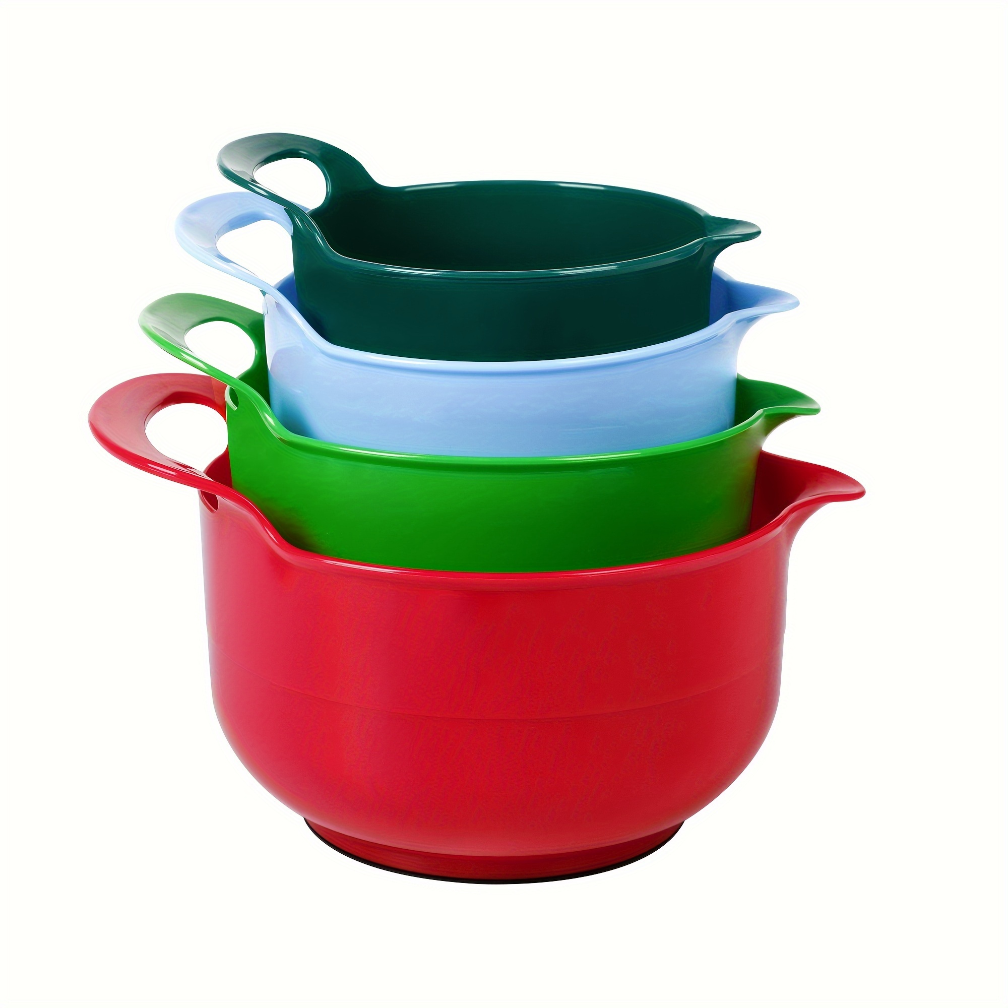 Chefmade 2.5 quart/4.5 quart Mixing Bowl With Pour Spout And - Temu