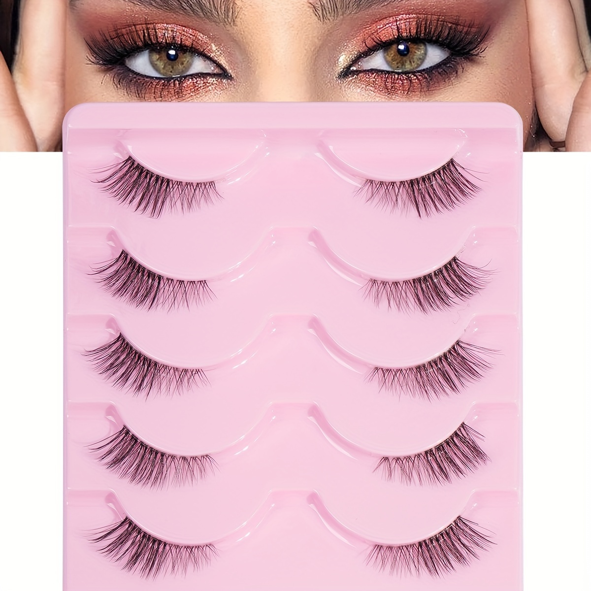 Self adhesive Eyelash Jelly Strips Reusable Glue free - Temu