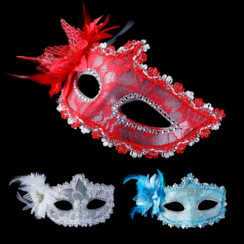 Maschera mascherina sexy da donna pizzo giochi erotici benda carnevale  veneziana