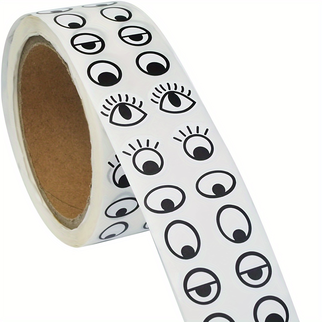 60 3D Googly Eyes 4 Sheets Eye Stickers Craft Eyes Wiggly Self