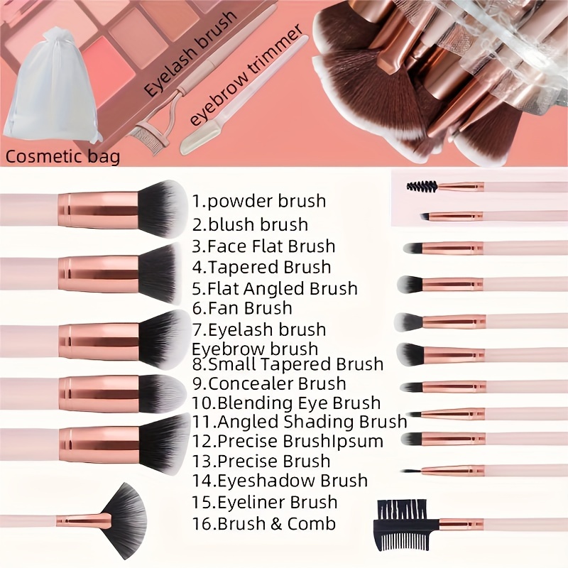 12 Small Powder Brush, Makeup Brushes