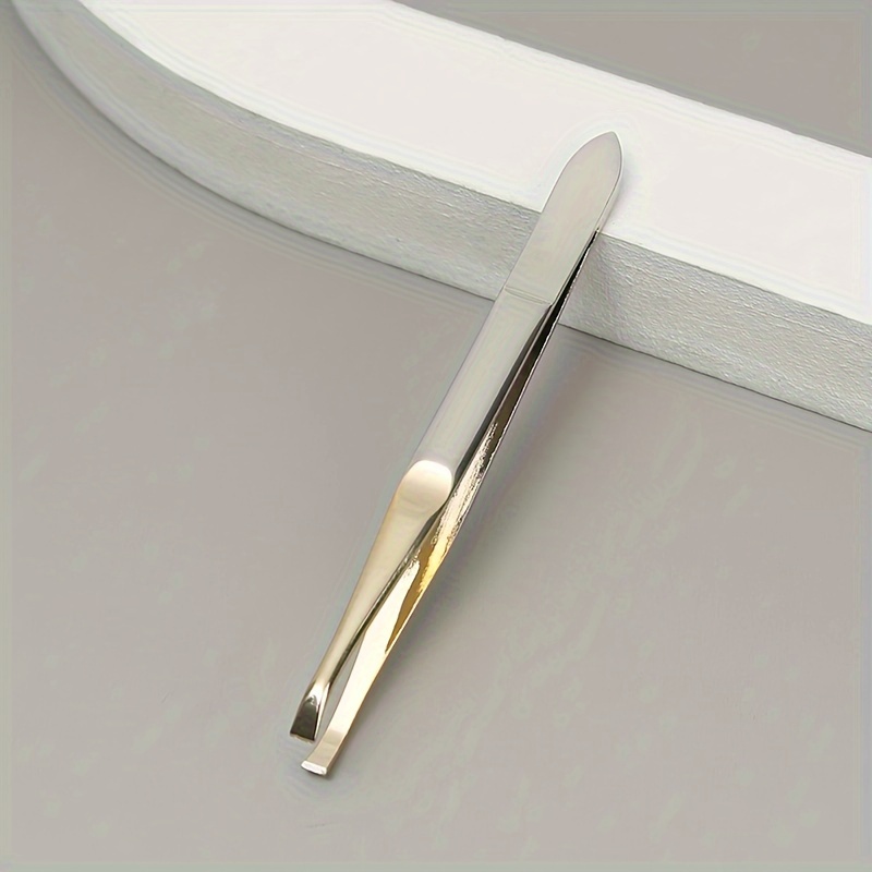  Pinzas largas de acero inoxidable - Pinzas para cejas - Pinzas  de metal perfectas para cejas : Belleza y Cuidado Personal