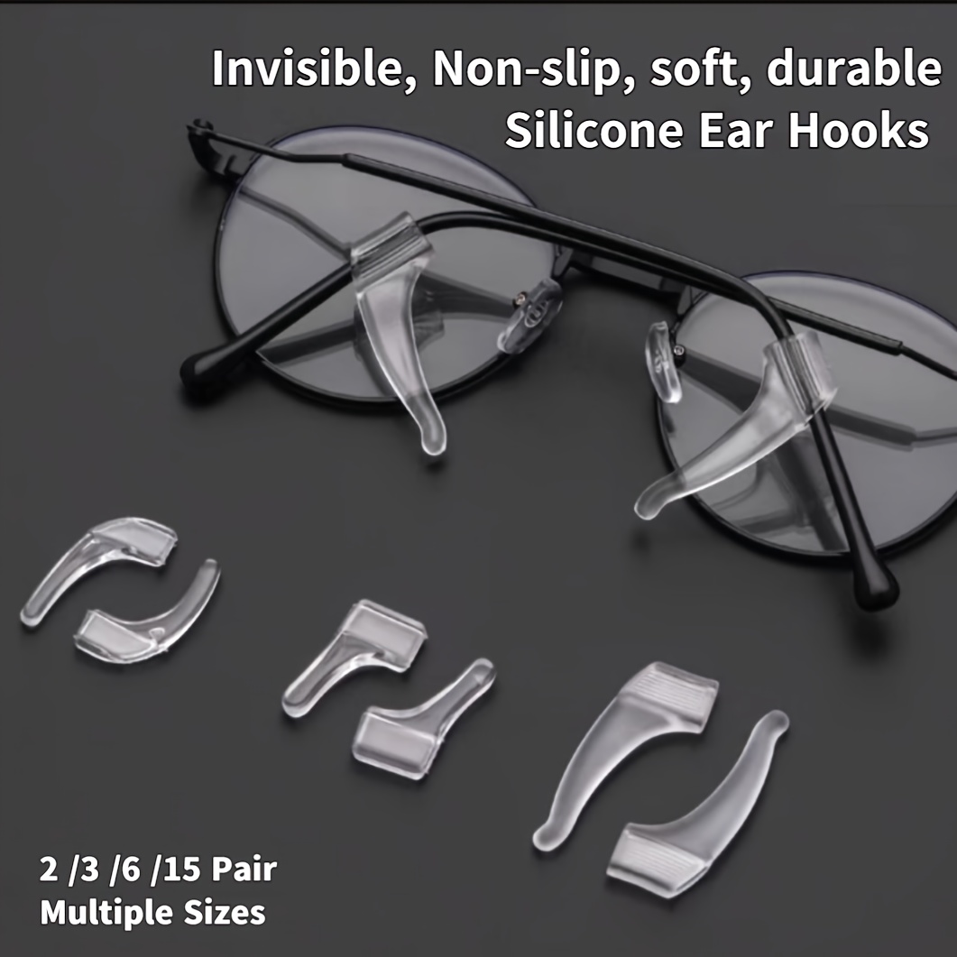 2 uds. De silicona en forma de U antideslizante almohadillas para la nariz  gafas de sol se pegan en la almohadilla gafas de ojo - AliExpress