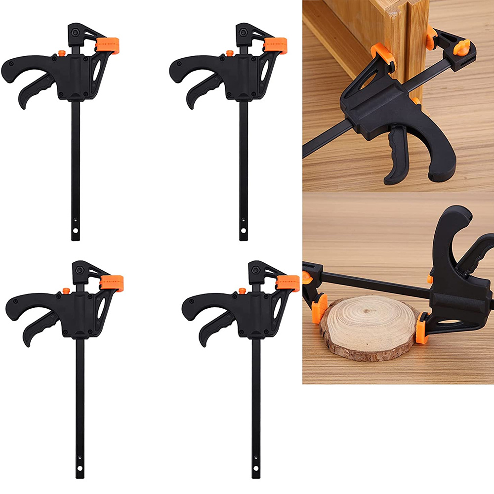 6pcs 6 8 4 2 Woodworking Clamps Set Spreader Bar Clamp F Clamp