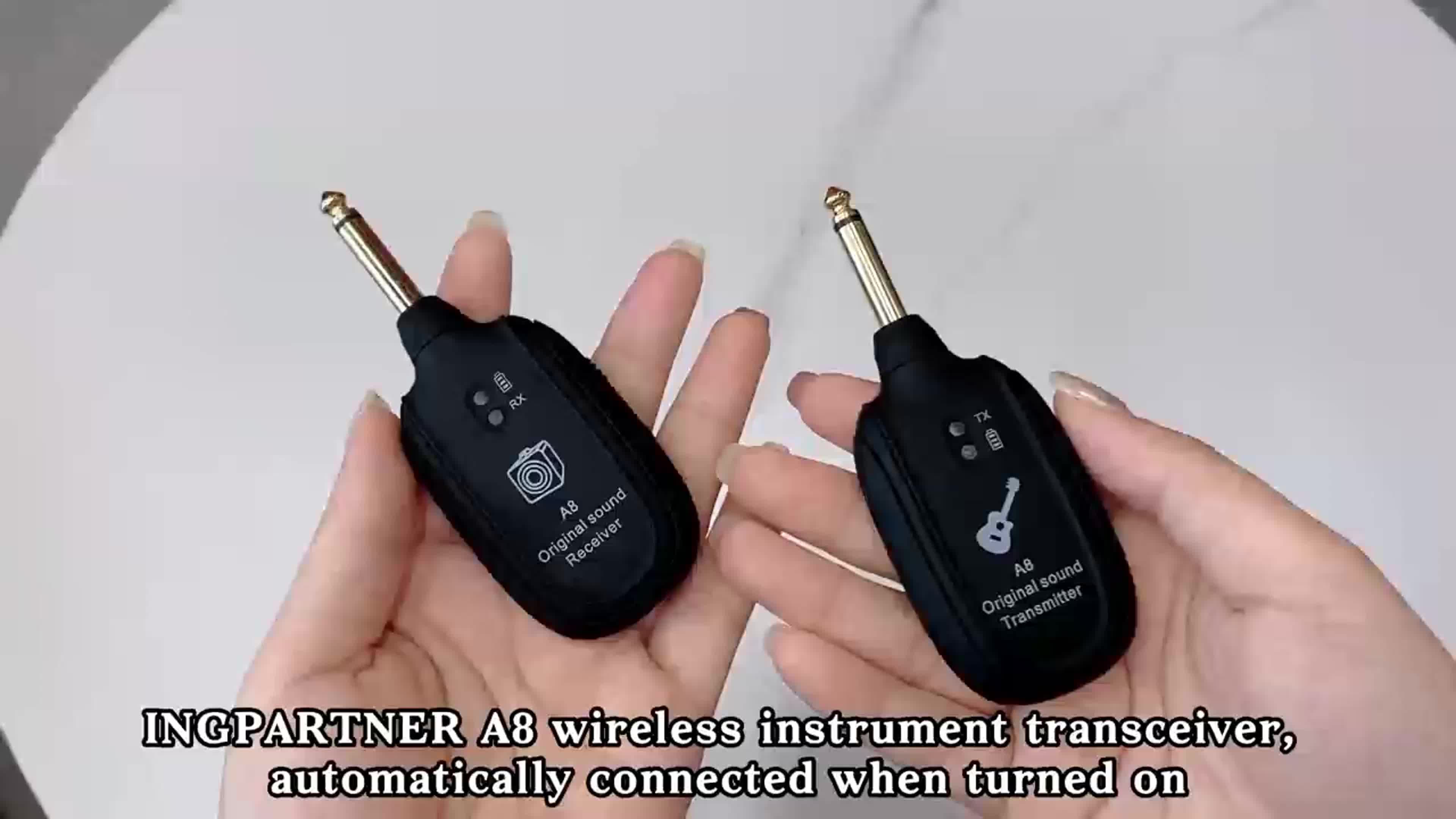 Guitar Wireless Pickup Recargable Inalámbrico Cable Sistema - Temu