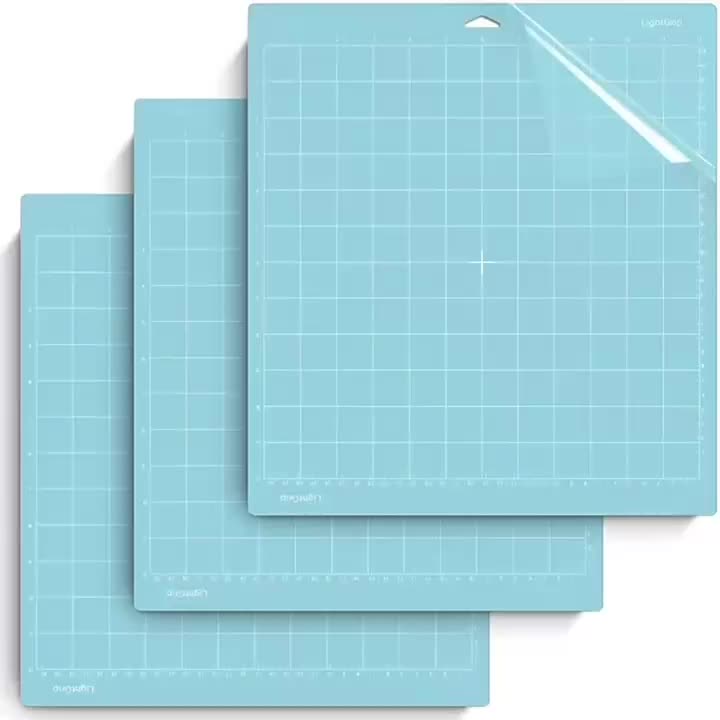 Carevas 3PCS 12*12 Inch Replacement Cutting Mat Adhesive Gridded