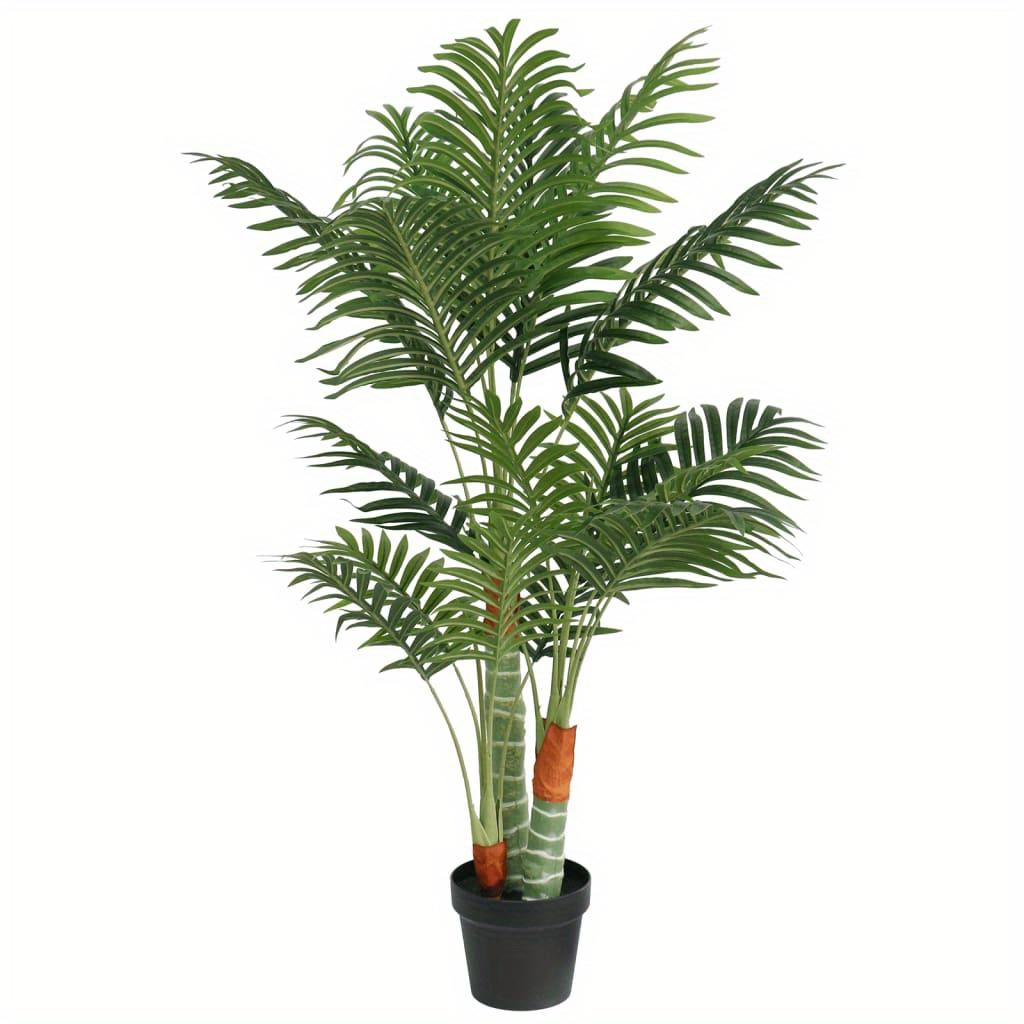 Palm Artificial With 3 Trunks Green 120cm Pp