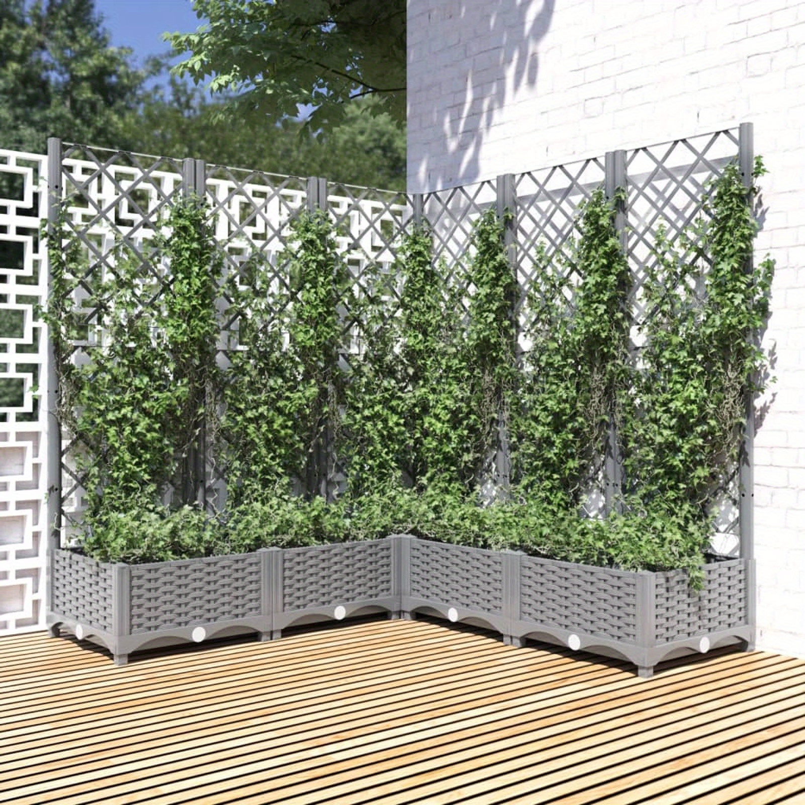 120x120x121.5 Cm Pp Box , Standing Growing Bed Bed For Gardening, Vegetables