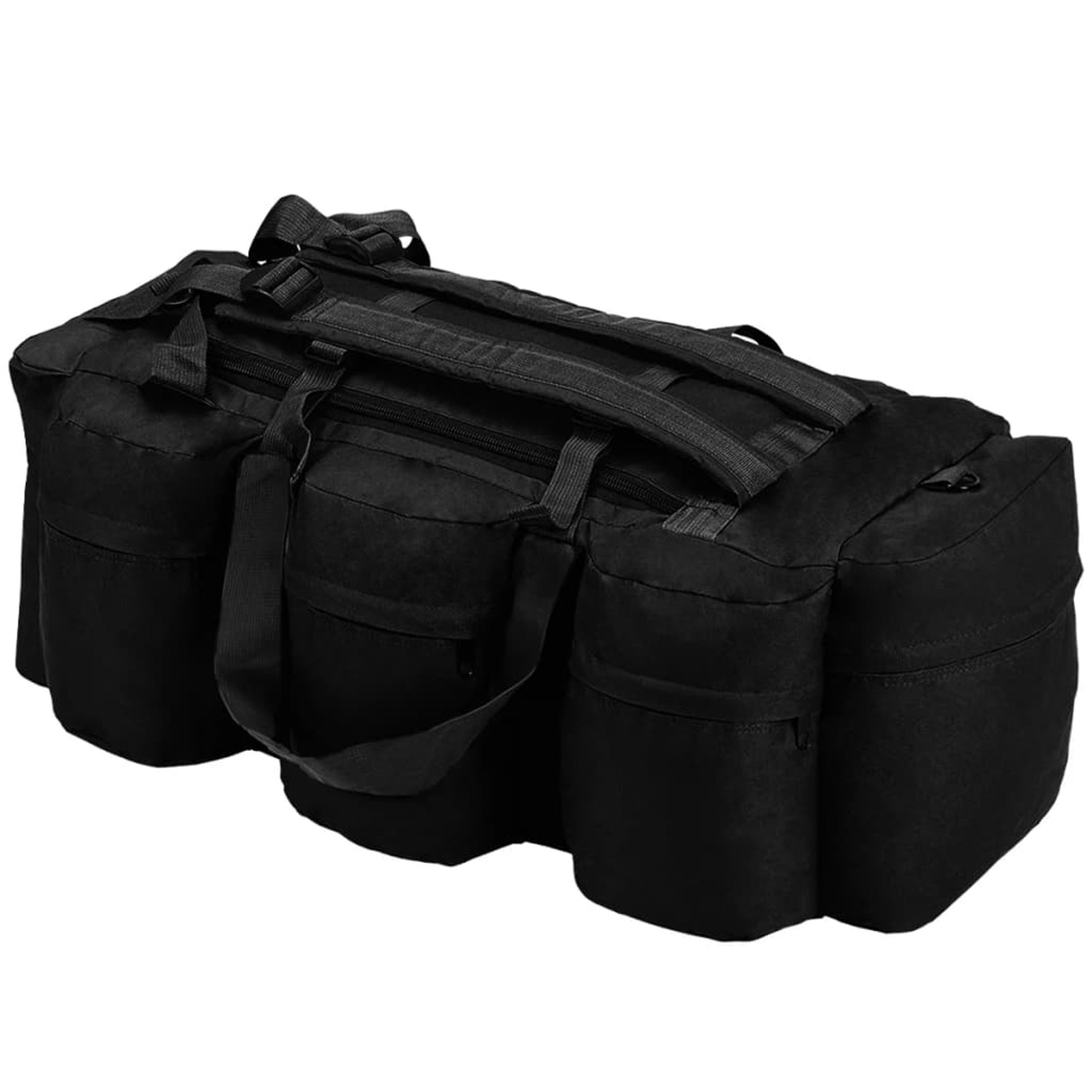 3-in-1 Army-style Bag 90l Black