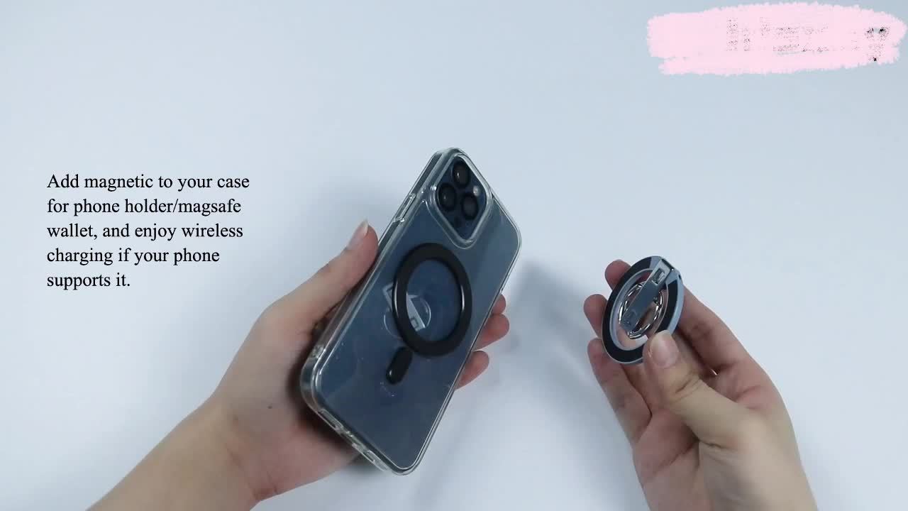 Universal Magnetic Sticker for Wireless Charging Devices