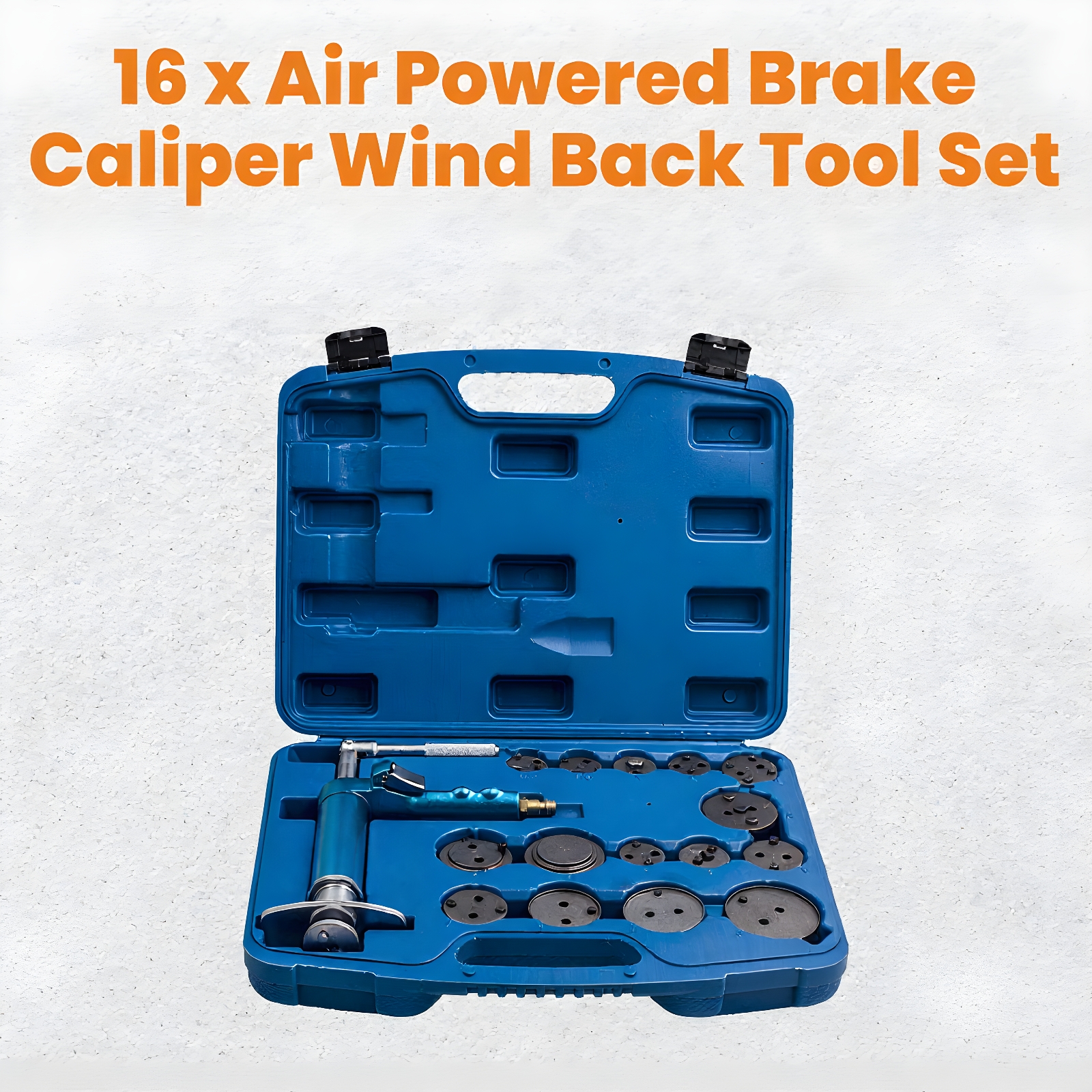 Air Assisted Pneumatic Brake Caliper Piston Rewind Tools Set